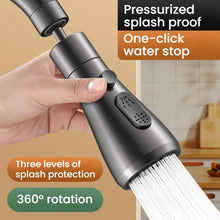 Load image into Gallery viewer, Kitchen Universal Faucet Extender Sink Connector Spout Swivel Faucet Splash Guard