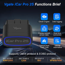 Load image into Gallery viewer, Vgate 3m bps Bluetooth Wireless Wake-up Diagnostic Instrument, Bluetooth 5.3