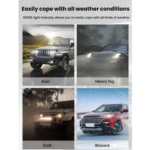 Load image into Gallery viewer, 2pcs Direct Plug Mini LED Car Headlight Bulb With Fan Cooling
