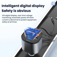 Load image into Gallery viewer, Multifunctional PD Bluetooth-Compatible USB Cigarette Lighter Car Fast Charging