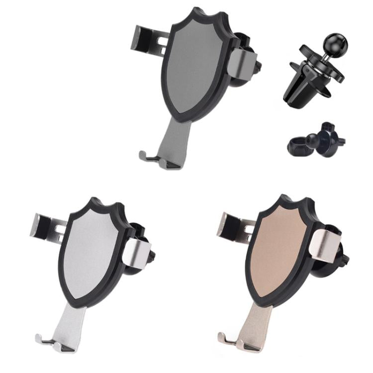 Air Outlet Clip-on Gravity 360-degree Rotating Car Phone Holder, Gray Eagle Beak Clip, Silver Eagle Beak Clip, Gold Eagle Beak Clip, Gray Straight Clip, Silver Straight Clip, Gold Straight Clip