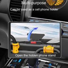 Load image into Gallery viewer, F4505 Car Triple-Head Rotatable Fan Auto 3-Way Folding Fan, USB Port 5V, Cigarette Lighter Port 12V, Cigarette Lighter Port 24V