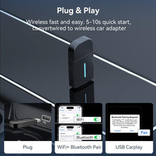 Load image into Gallery viewer, Car Wired Dual-port CarPlay/Android 2 in 1 Converts To Wireless Box, CarPlay/Android 2 in 1