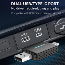 Load image into Gallery viewer, Car Wired Dual-port CarPlay/Android 2 in 1 Converts To Wireless Box, CarPlay/Android 2 in 1