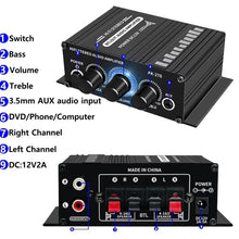 Load image into Gallery viewer, Car Home Stereo Mini Amplifier, AK270, AK270 With DC Line