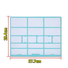 Load image into Gallery viewer, Filter Mesh For Midea Air Conditioner Replacement 1/1.5/2 HP Wall-Mounted Indoor Units, 29x27.5cm, 34.5x27.5cm, 32x27.5cm, 25.3x28cm, 30x29cm, 29.7x28cm, 37.7x29.4cm, 37.5x33cm, 28.2x26.5cm, 30.2x28cm, 35.9x43.7cm, 32.5x32cm, 30x32cm, 27x26.5cm, 28.5x2...