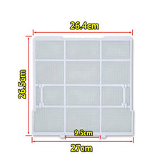 Load image into Gallery viewer, Filter Mesh For Midea Air Conditioner Replacement 1/1.5/2 HP Wall-Mounted Indoor Units, 29x27.5cm, 34.5x27.5cm, 32x27.5cm, 25.3x28cm, 30x29cm, 29.7x28cm, 37.7x29.4cm, 37.5x33cm, 28.2x26.5cm, 30.2x28cm, 35.9x43.7cm, 32.5x32cm, 30x32cm, 27x26.5cm, 28.5x2...