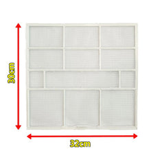 Load image into Gallery viewer, Filter Mesh For Midea Air Conditioner Replacement 1/1.5/2 HP Wall-Mounted Indoor Units, 29x27.5cm, 34.5x27.5cm, 32x27.5cm, 25.3x28cm, 30x29cm, 29.7x28cm, 37.7x29.4cm, 37.5x33cm, 28.2x26.5cm, 30.2x28cm, 35.9x43.7cm, 32.5x32cm, 30x32cm, 27x26.5cm, 28.5x2...