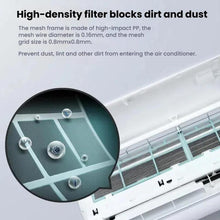 Load image into Gallery viewer, Filter Mesh For Midea Air Conditioner Replacement 1/1.5/2 HP Wall-Mounted Indoor Units, 29x27.5cm, 34.5x27.5cm, 32x27.5cm, 25.3x28cm, 30x29cm, 29.7x28cm, 37.7x29.4cm, 37.5x33cm, 28.2x26.5cm, 30.2x28cm, 35.9x43.7cm, 32.5x32cm, 30x32cm, 27x26.5cm, 28.5x2...