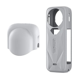For Insta360 X5 Action Camera Protective Accessories, aMagisn Body Case+Lens Cap Black, aMagisn Body Case+Lens Cap Gray, aMagisn Body Case Black, aMagisn Body Case Gray