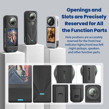 Load image into Gallery viewer, For Insta360 X5 Action Camera Protective Accessories, aMagisn Body Case+Lens Cap Black, aMagisn Body Case+Lens Cap Gray, aMagisn Body Case Black, aMagisn Body Case Gray