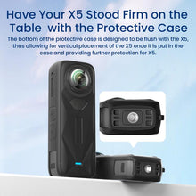 Load image into Gallery viewer, For Insta360 X5 Action Camera Protective Accessories, aMagisn Body Case+Lens Cap Black, aMagisn Body Case+Lens Cap Gray, aMagisn Body Case Black, aMagisn Body Case Gray