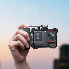 Load image into Gallery viewer, aMagisn Xplorer Grip Kit Street Vlogging Handle For Insta360, DJI Action, and GoPro Hero Series Action Cameras, For Insta360, DJI Action, and GoPro