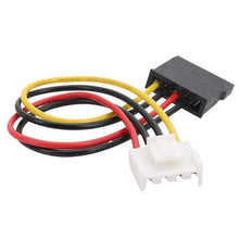 Load image into Gallery viewer, DVR Power Cable 4P To SATA 15P HDD Cable, 4P To SATA 15P