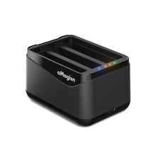 Load image into Gallery viewer, For Insta360 X5 Camera AMagisn Battery Charger Fast Charging Station For 3 Batteries Simultaneously