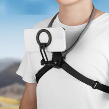 Load image into Gallery viewer, Adjustable Magnetic Neck Mount Phone Holder Quick-Release Chest Strap POV Mount For Sports &amp; Vlogging, K08-2M