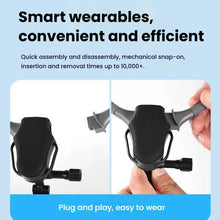 Load image into Gallery viewer, Adjustable Magnetic Neck Mount Phone Holder Quick-Release Chest Strap POV Mount For Sports &amp; Vlogging, K08-2M