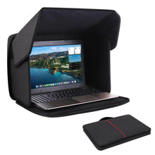 Load image into Gallery viewer, 16-Inch Laptop Bag Sun Shade Foldable Anti-Glare Privacy Screen Cover for Outdoor Use, 16 inch