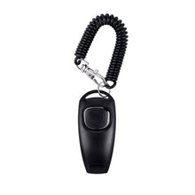 Load image into Gallery viewer, 2 In 1 Pet Training Clicker Dog Whistle With Long Wristband