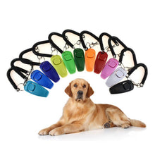 Load image into Gallery viewer, 2 In 1 Pet Training Clicker Dog Whistle With Long Wristband