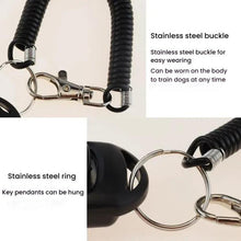 Load image into Gallery viewer, 2 In 1 Pet Training Clicker Dog Whistle With Long Wristband