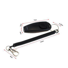 Load image into Gallery viewer, 2 In 1 Pet Training Clicker Dog Whistle With Long Wristband