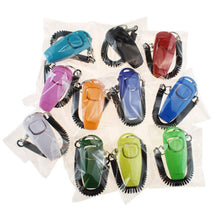 Load image into Gallery viewer, 2 In 1 Pet Training Clicker Dog Whistle With Long Wristband