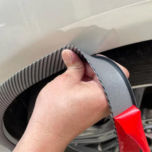 Load image into Gallery viewer, Self-Adhesive Car Wheel Arch Trim Protective Strip Anti-Scratch Guard for Vehicle Door Edge Length 1.5m, 4.5cm Wide Black, 4.5cm Wide Carbon Fiber, 3.5cm Wide Black, 3.5cm Wide Carbon Fiber