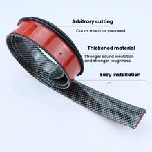 Load image into Gallery viewer, Self-Adhesive Car Wheel Arch Trim Protective Strip Anti-Scratch Guard for Vehicle Door Edge Length 1.5m, 4.5cm Wide Black, 4.5cm Wide Carbon Fiber, 3.5cm Wide Black, 3.5cm Wide Carbon Fiber