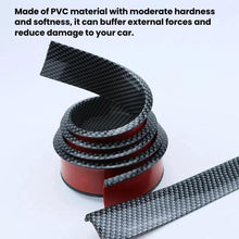 Load image into Gallery viewer, Self-Adhesive Car Wheel Arch Trim Protective Strip Anti-Scratch Guard for Vehicle Door Edge Length 1.5m, 4.5cm Wide Black, 4.5cm Wide Carbon Fiber, 3.5cm Wide Black, 3.5cm Wide Carbon Fiber