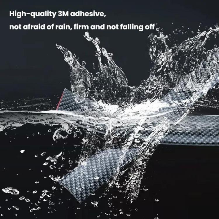 Self-Adhesive Car Wheel Arch Trim Protective Strip Anti-Scratch Guard for Vehicle Door Edge Length 1.5m, 4.5cm Wide Black, 4.5cm Wide Carbon Fiber, 3.5cm Wide Black, 3.5cm Wide Carbon Fiber