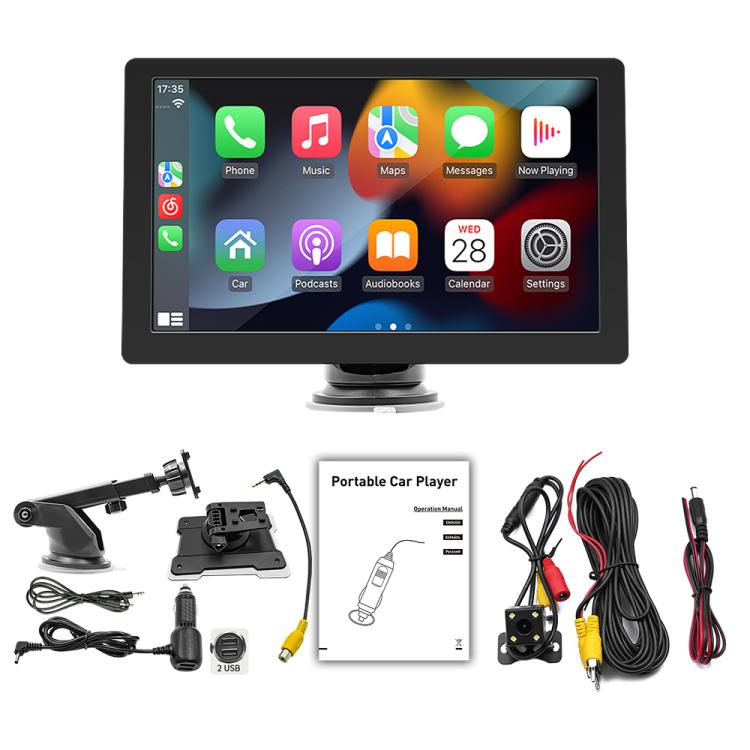 Car Universal Screen Stereo HD MP5 Player Reversing Monitor With Rear View Camera, With Rear View Camera