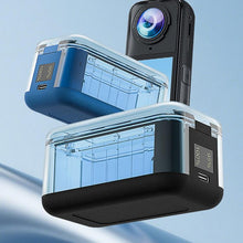 Load image into Gallery viewer, For Insta360 X5 Fast Charger With Digital Display &amp; Dual Charging Case Battery Storage Box, For Insta360 X5