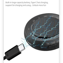 Load image into Gallery viewer, 2-in-1 Bluetooth 5.4 Audio Adapter with Qualcomm Chip Low Latency Wireless Transmitter/Receiver for Car/Home, M166