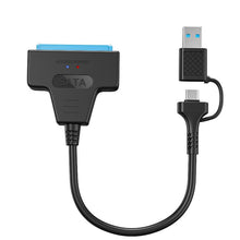 Load image into Gallery viewer, USB 3.0/USB-C to SATA 22-Pin Adapter Cable for 2.5-inch Laptop HDD/SSD, 25cm