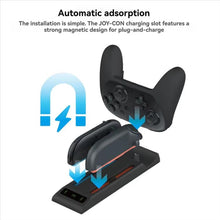 Load image into Gallery viewer, For Nintendo Switch 2 Pro &amp; Joy-Con Controllers 3-in-1 Charging Dock with LED Indicators