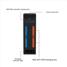 Load image into Gallery viewer, For Nintendo Switch 2 Pro &amp; Joy-Con Controllers 3-in-1 Charging Dock with LED Indicators