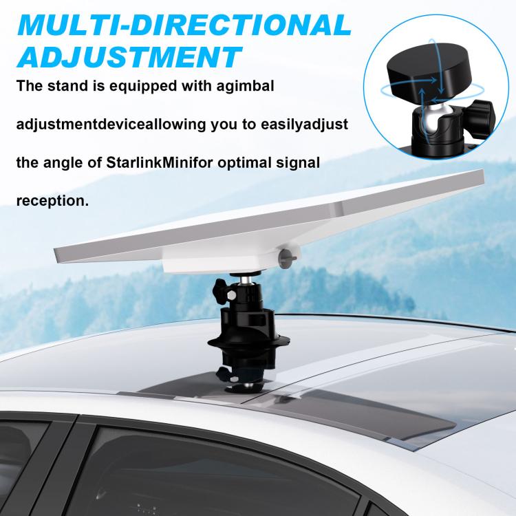 For Starlink Mini 2024 Roof Suction Cup Mount, S3301
