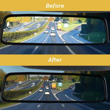 Load image into Gallery viewer, Car Interior Rearview Mirror Anti-Glare Film Large Size Anti-Reflective Film, Inverted Triangle 50x200mm, Oval 50x200mm, Inverted Triangle 55x250mm, Inverted Triangle 65x250mm