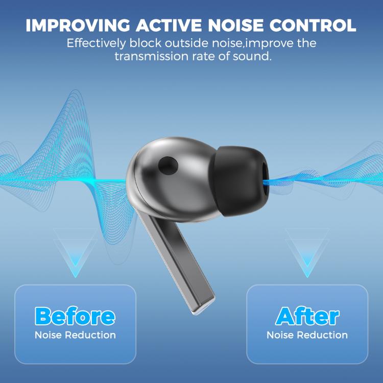 For Samsung Galaxy Buds3 Pro AhaStyle WG168 Memory Foam Anti-Slip Anti-Loss Earplug Cap, S+M+L