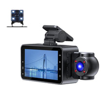 Load image into Gallery viewer, 1080P HD Infrared Night Vision XWIFI Interconnected Driving Recorder, Two-recording, Three-recording
