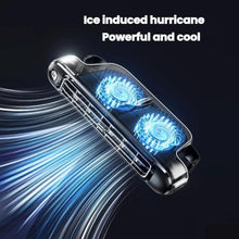 Load image into Gallery viewer, Car Rear Seat USB Plug-in Dual Turbine Silent Bladeless Electric Fan