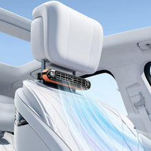 Load image into Gallery viewer, Car Rear Seat USB Plug-in Dual Turbine Silent Bladeless Electric Fan