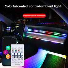 Load image into Gallery viewer, 3 Control App Remote Control Colorful Car Interior Ambient Lighting Modified LED Acrylic USB Car Ambient Lighting, 110cm+75cm x 4+35cm+Footlight x 4 10 In 1, 110cm+75cm x 4+35cm 6 In 1, 110cm, 110cm x 2 2 In 1, 110cm x 3 3 In 1, 110cm x 4 4 In 1       ...