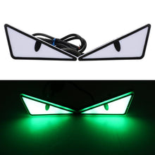 Load image into Gallery viewer, 2pcs Motorcycle License Plate Screw Light Modifications Universal Decorative Car Lights, Triangle Light Blue, Triangle Light Red, Triangle Light Green, Semicircular Light Blue, Semicircular Light Red, Semicircular Light Green