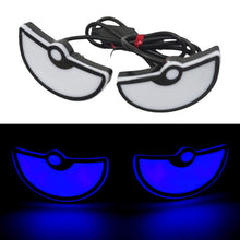Load image into Gallery viewer, 2pcs Motorcycle License Plate Screw Light Modifications Universal Decorative Car Lights, Triangle Light Blue, Triangle Light Red, Triangle Light Green, Semicircular Light Blue, Semicircular Light Red, Semicircular Light Green