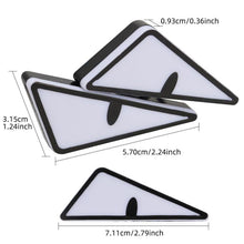 Load image into Gallery viewer, 2pcs Motorcycle License Plate Screw Light Modifications Universal Decorative Car Lights, Triangle Light Blue, Triangle Light Red, Triangle Light Green, Semicircular Light Blue, Semicircular Light Red, Semicircular Light Green