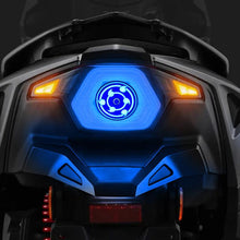 Load image into Gallery viewer, Highlight Motorcycle Rotating Brake Lights LED Tail Lights Modified Car Lights, Windmill, Gear, Bauhinia Flower, Whirlwind, Million Flowers, Compass