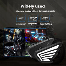 Load image into Gallery viewer, 1pairs Motorcycle High-Brightness Winged Eagle Eye Lights Modified Headlights
