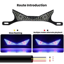 Load image into Gallery viewer, Motorcycle License Plate Screw Light Universal Decorative Accessory Headlight for Customization, Triangle Light White Yellow Flashing, Triangle Light Red Blue Flashing, Semicircular Light White Yellow Flashing, Semicircular Light Red Blue Flashing     ...